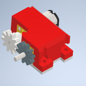 Soporte 3D Horizontal de Doble Motor para Robots de Competencia